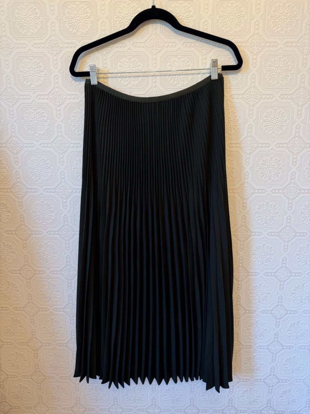 Jenni Kayne Pleated Skirt in Forest Green Size XL - Picture 3 of 8